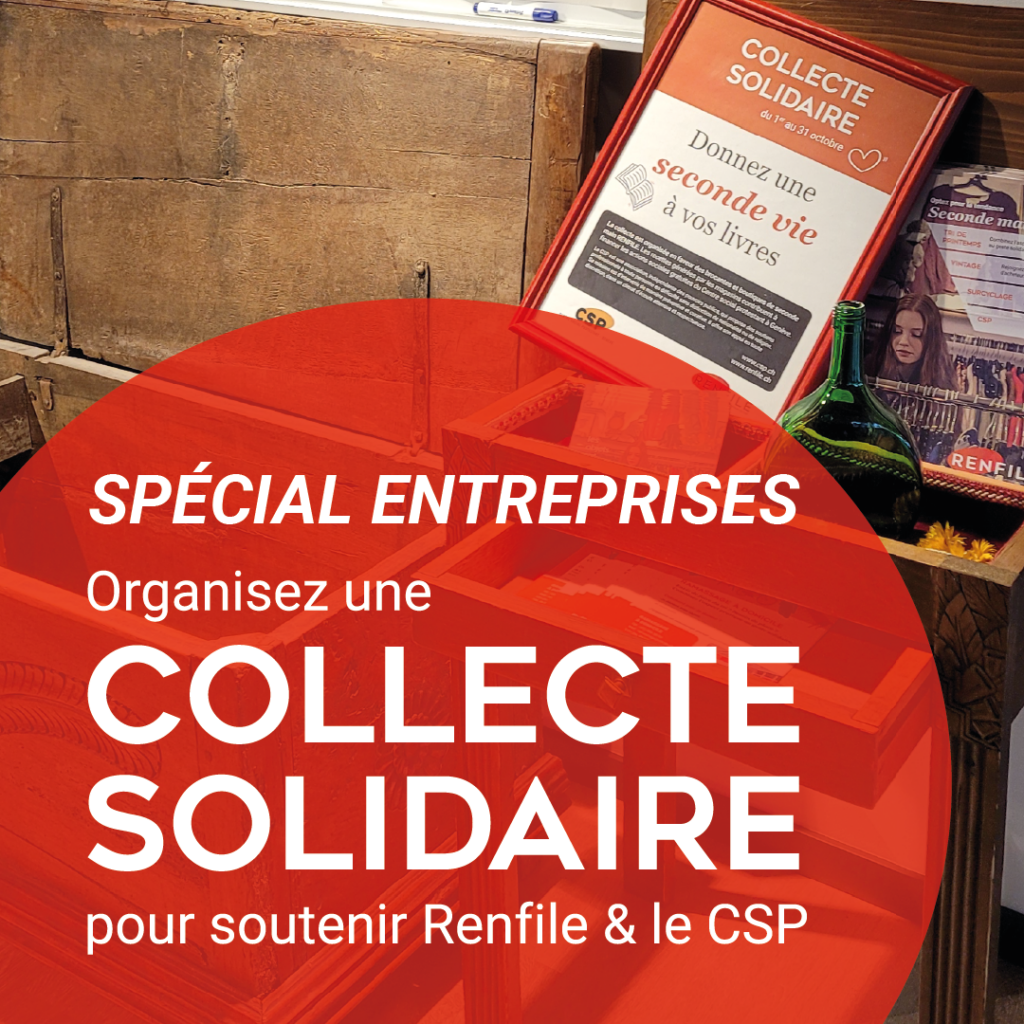 Entreprises: organisez une Collecte d&rsquo;articles de seconde main