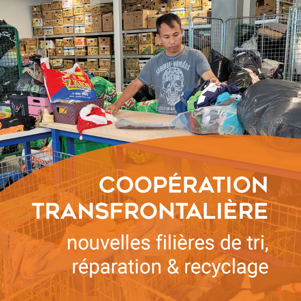 Coopération transfrontalière pour développer de nouvelles filières de tri, réparation et recyclage