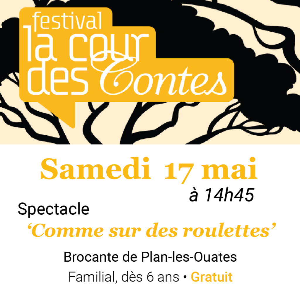 Spectacle à la brocante de Plan-les-Ouates