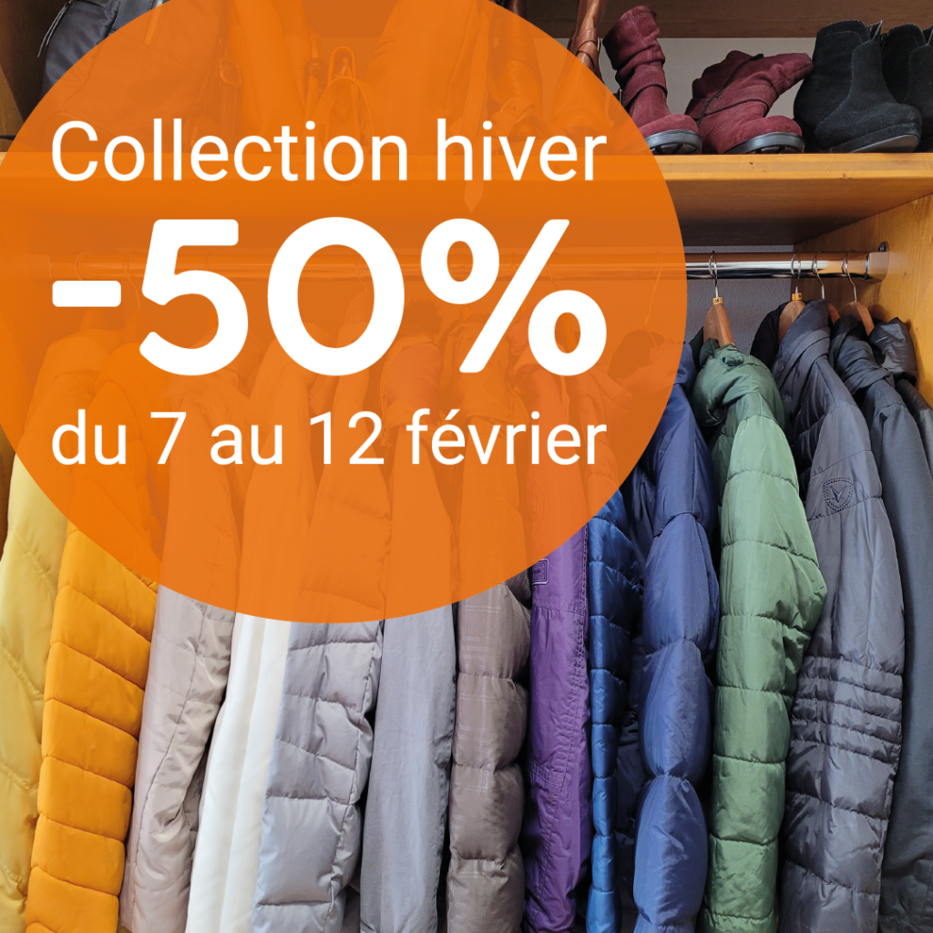 SOLDES SUR LA COLLECTION HIVER – 50% ☃
